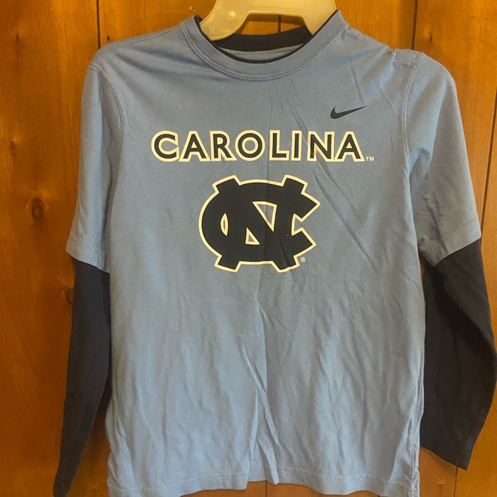 Kids Nike Carolina Long Sleeve Shirt
